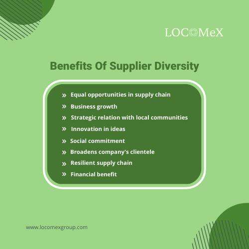 Benefits of Supplier Diversity to the business