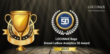 LOCOMeX awarded the Drexel LeBow Analytics 50 Award in 2023