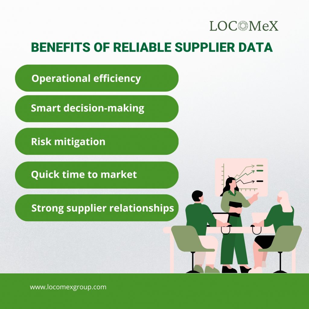 Benefits of Reliable Supplier Data
